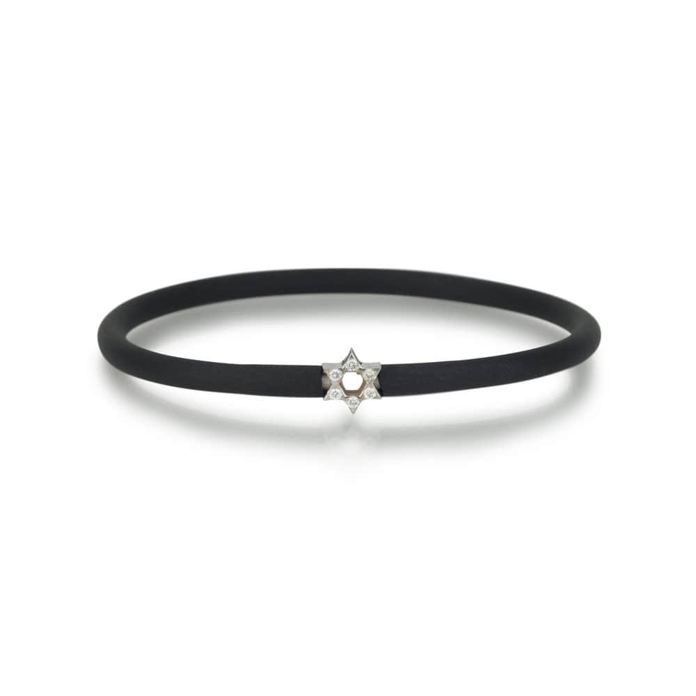 מגן דוד משובץ יהלומים