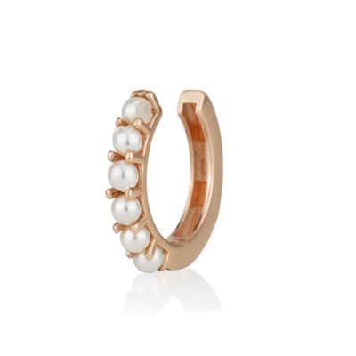 עגיל הליקס חובק פנינים